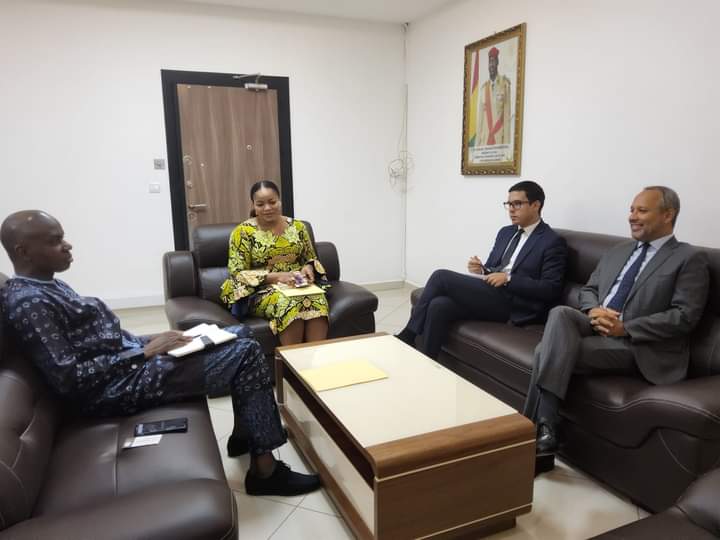 Ministère de la santé: Dr Oumar Diouhé BAH échange avec l’ambassadeur du Maroc…