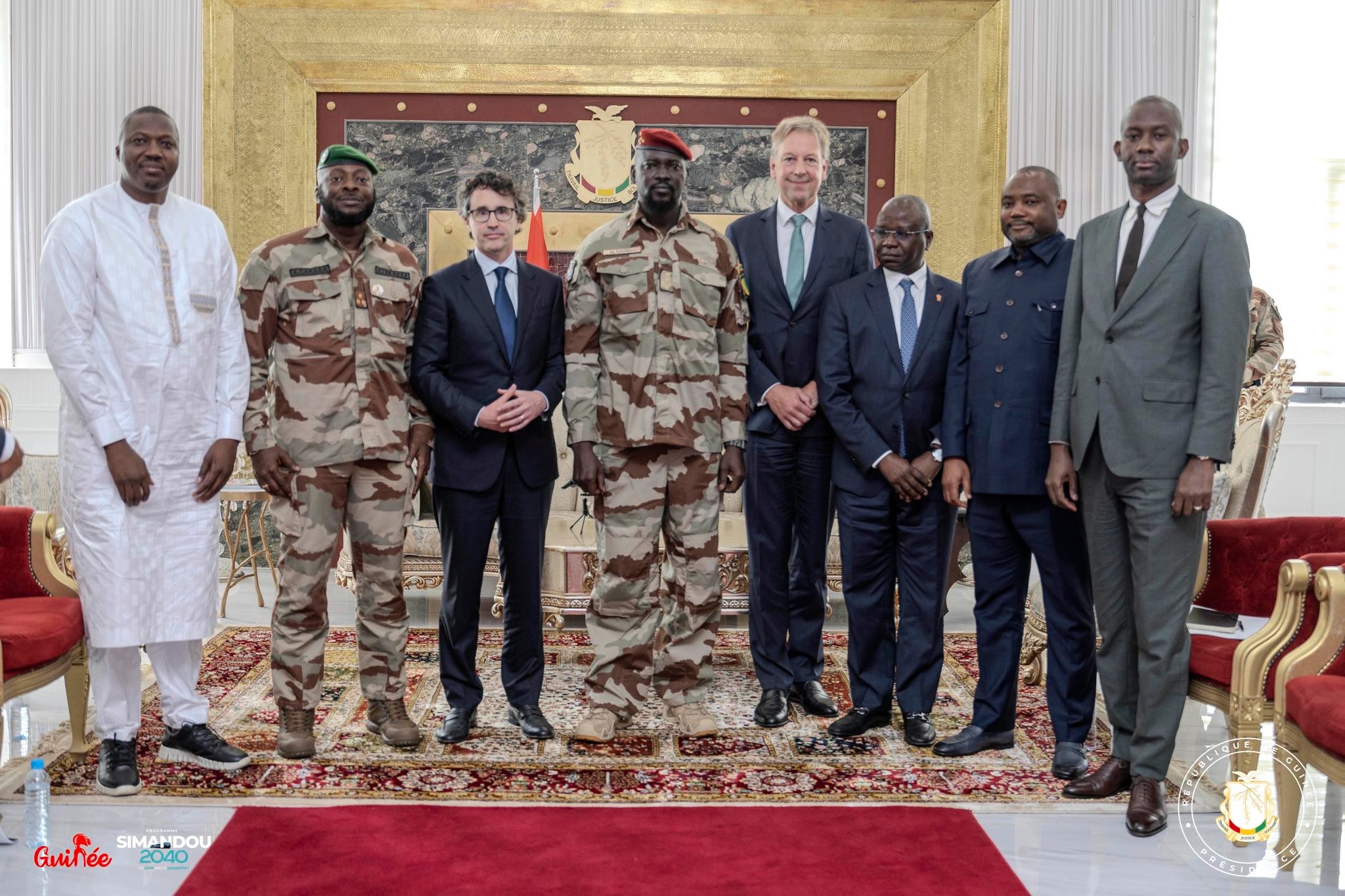 Partenariat Guinée–Rio Tinto : Mamadi Doumbouya a échangé avec le nouveau patron de Rio Tinto