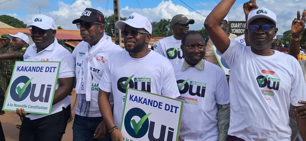 Marche des cadres administratifs à Boké: Abdoulaye Kéita parmi les piétons