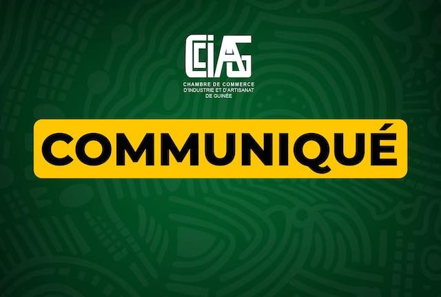 CCIAG : l’Assemblée Générale Ordinaire Mixte se tiendra à Conakry les 9 et 10 octobre 2025