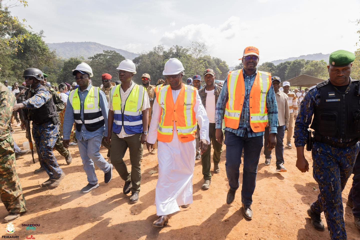 RN2 Mamou–Faranah : le Premier ministre donne le coup d’envoi des travaux de réhabilitation