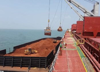 Éxportations minières en Guinée : la bauxite en hausse 5,5 millions de tonnes, 172.350 millions de tonnes de fer exportées…