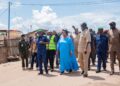 Incendie du grand marché de N&rsquo;zérékoré : la ministre Fatima Camara aux côtés des sinistrés…