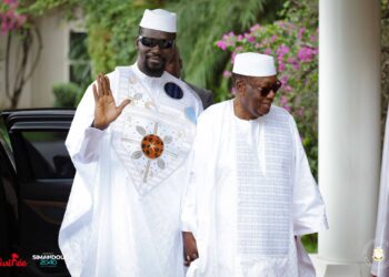 Visite d’État : Mamadi Doumbouya échange avec Alassane Ouattara à Abidjan