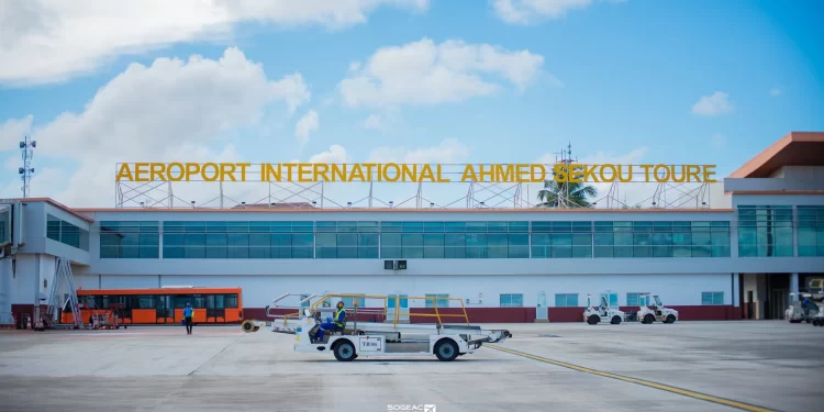 Aéroport Ahmed-Sékou-Touré : les passerelles télescopiques de nouveau opérationnelles