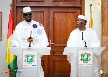Dernière minute : Mamadi Doumbouya regagne Conakry ce lundi après sa visite d’État en Côte d’Ivoire